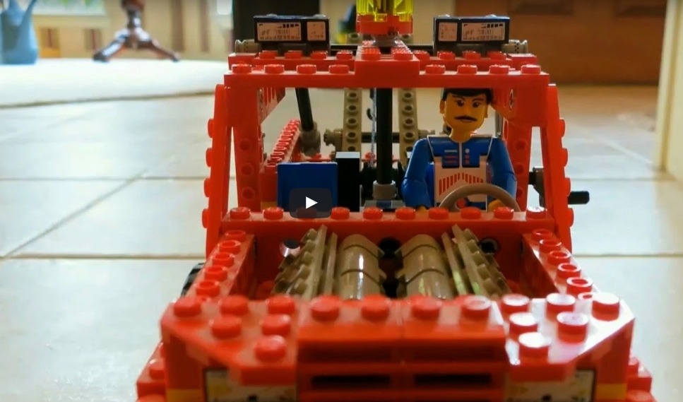 Lego man helps a poor Sap