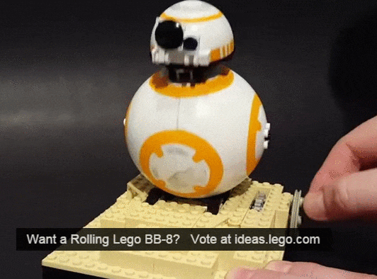 The Rolling Lego BB-8