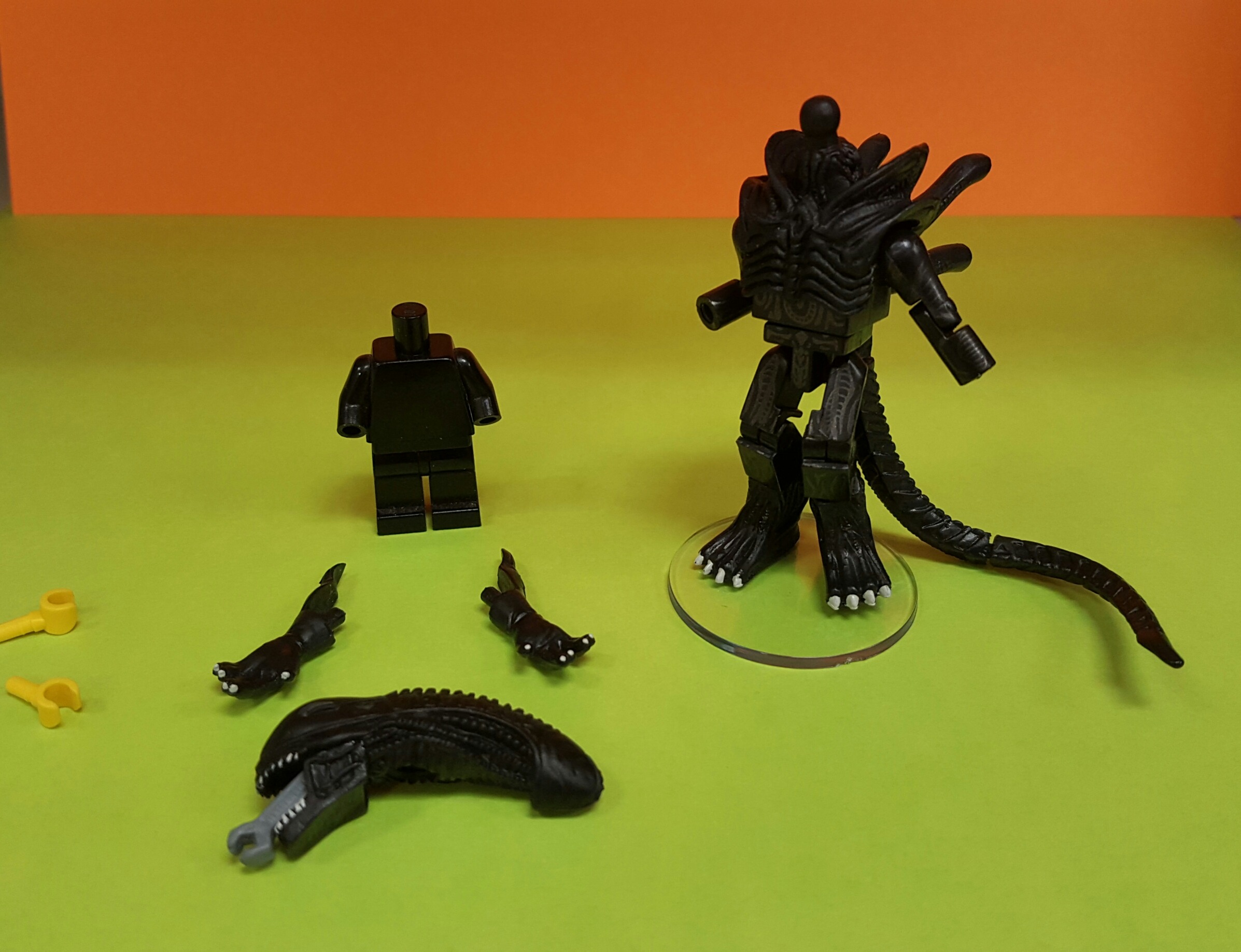 The Lego Xenomorph Minifigure you can. make a lego figure of yourself. 