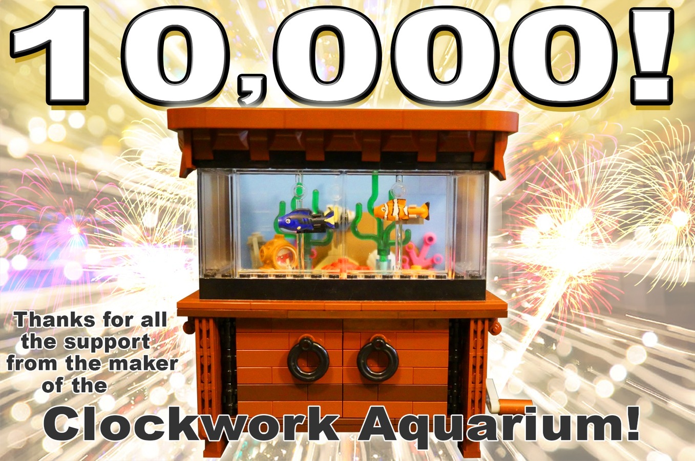 Clockwork Aquarium reached 10,000 Supporters!