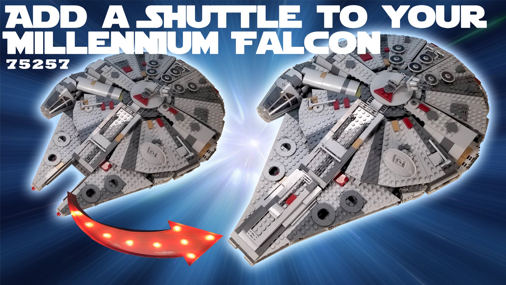 Add a Shuttle to your Millennium Falcon Lego 75257