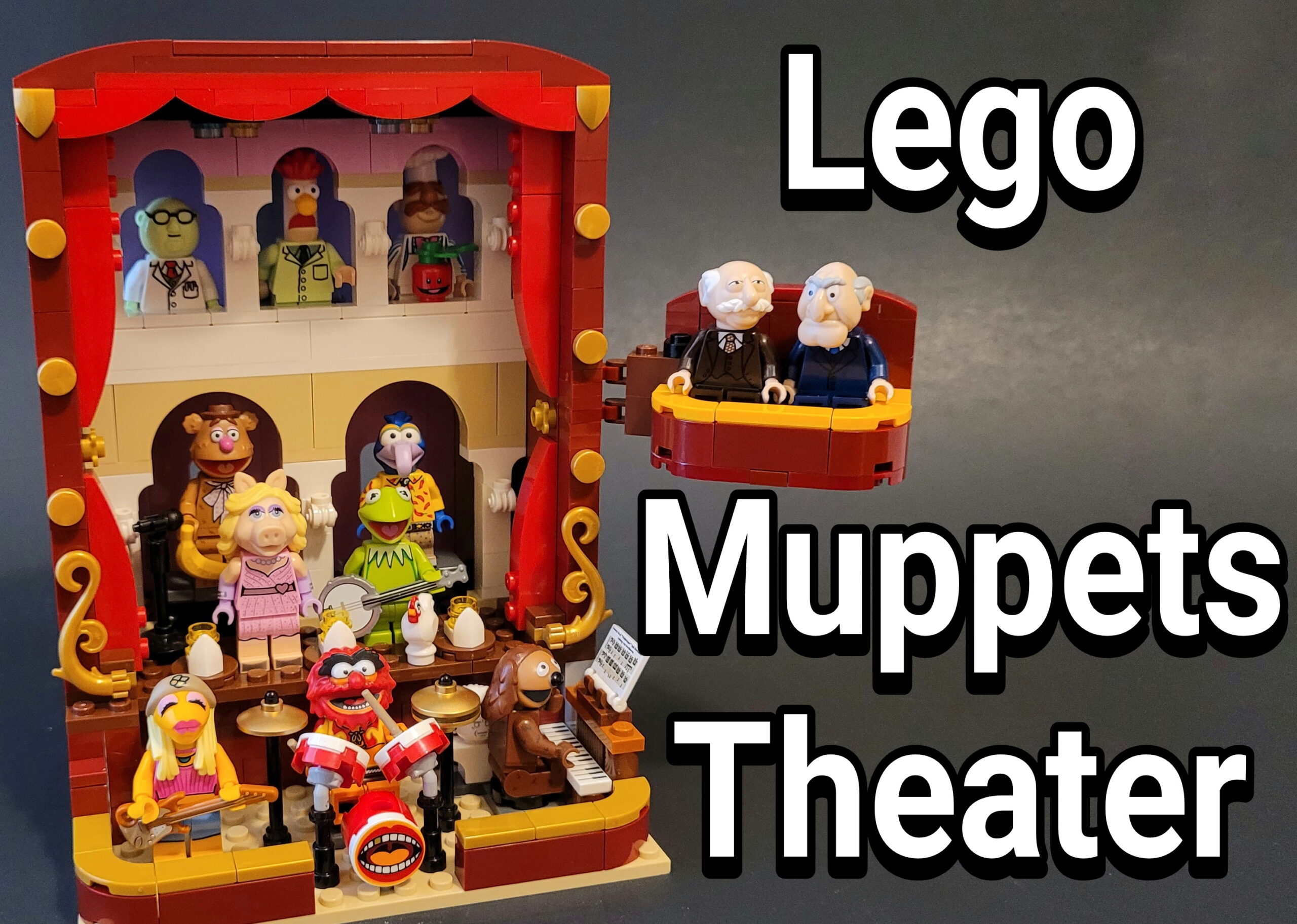 Make your own Lego Muppets Theater for limited space