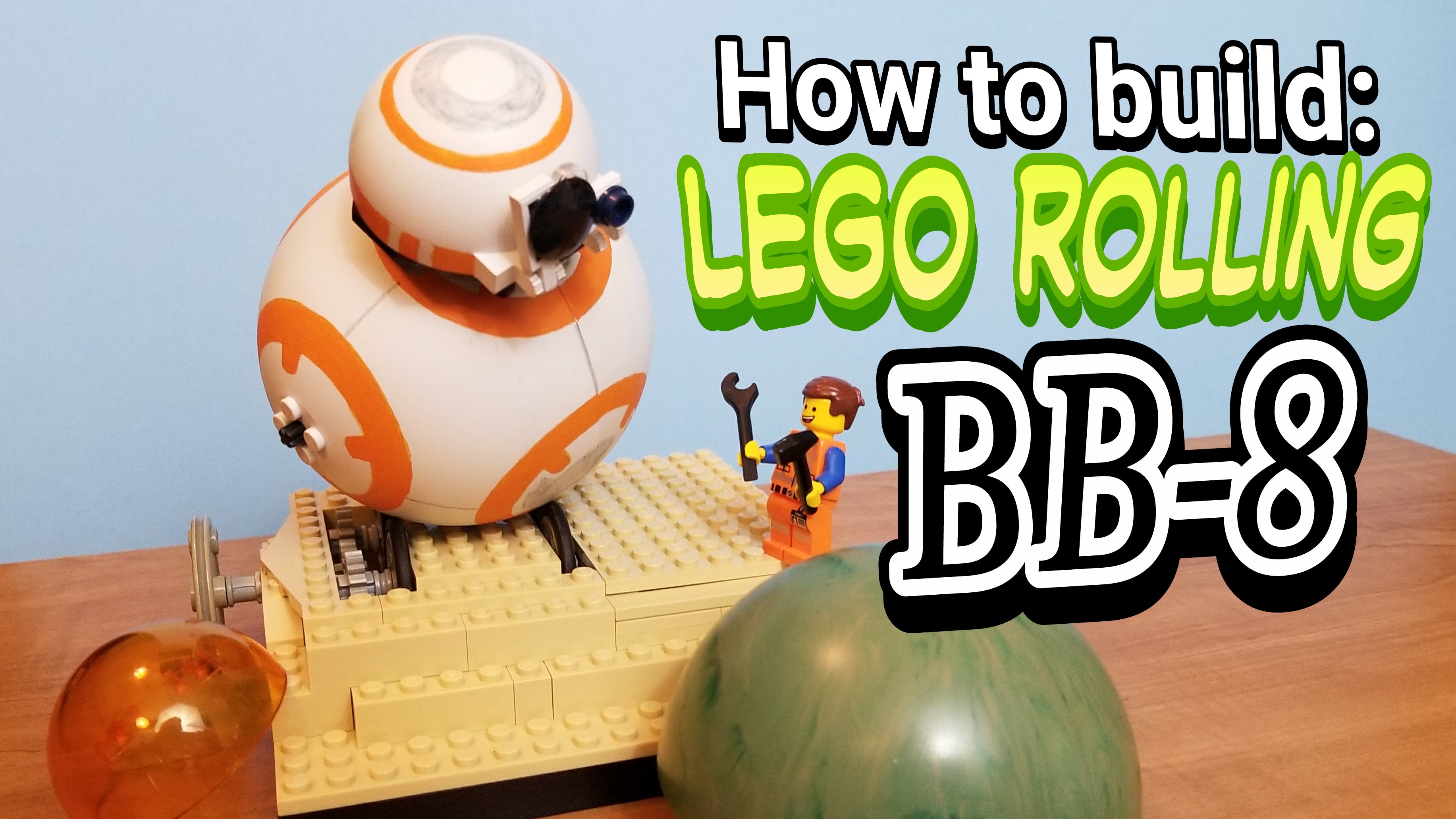 How to build a Lego Rolling BB-8