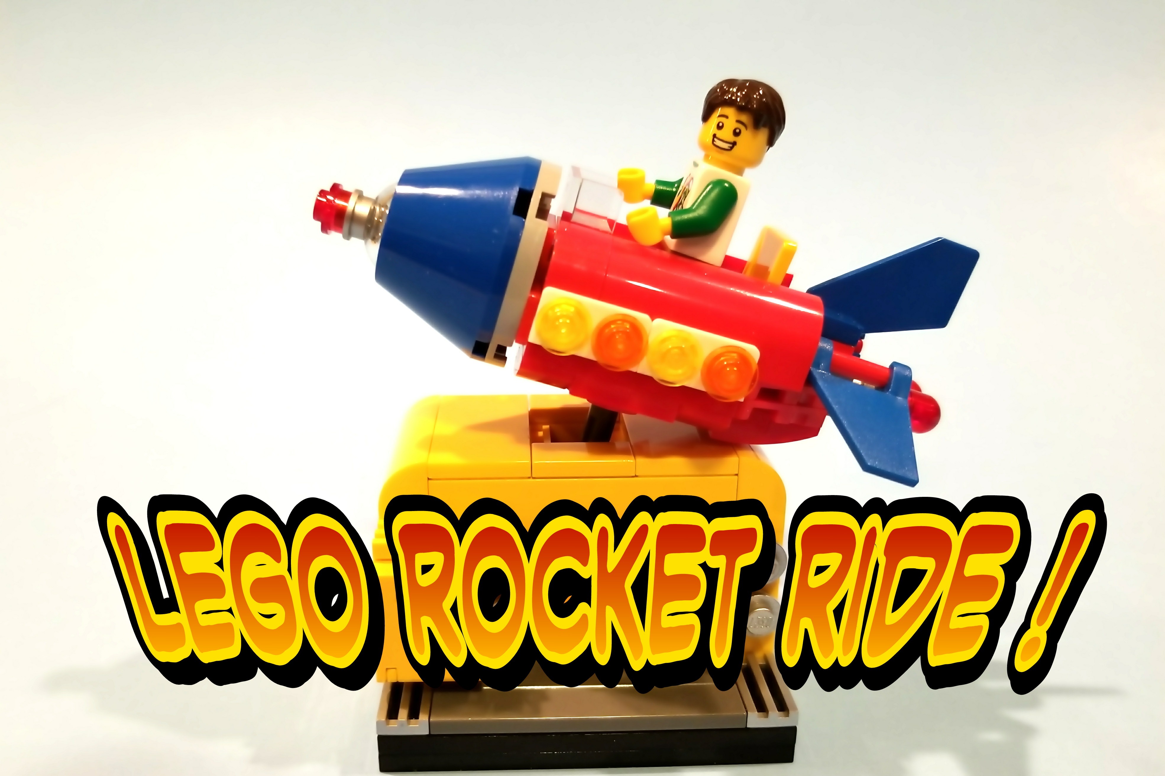 Coin Operated Rocket Ride in Lego