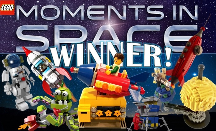 Lego Ideas Winner of “Moments in Space” – Coin Operated Rocket Ride